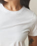 Women's Classic Cotton Crew Tee - White
